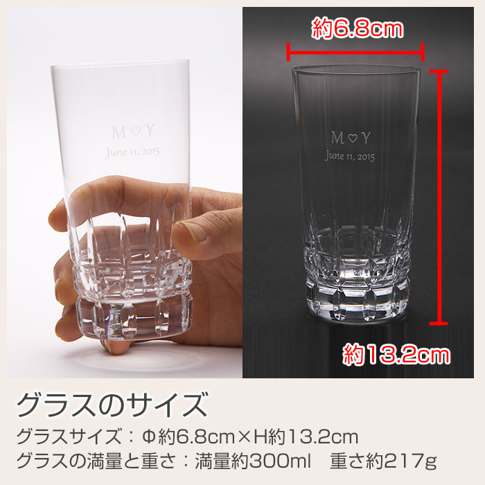 グラスのサイズ