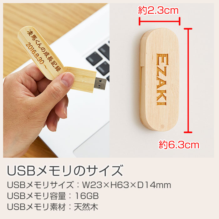 USBメモリのサイズ