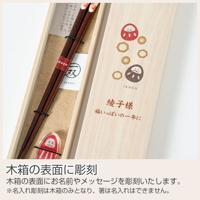 木箱の表面に彫刻