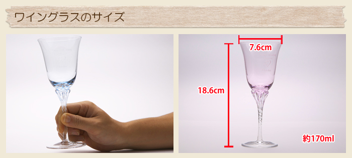 ワイングラスのサイズ